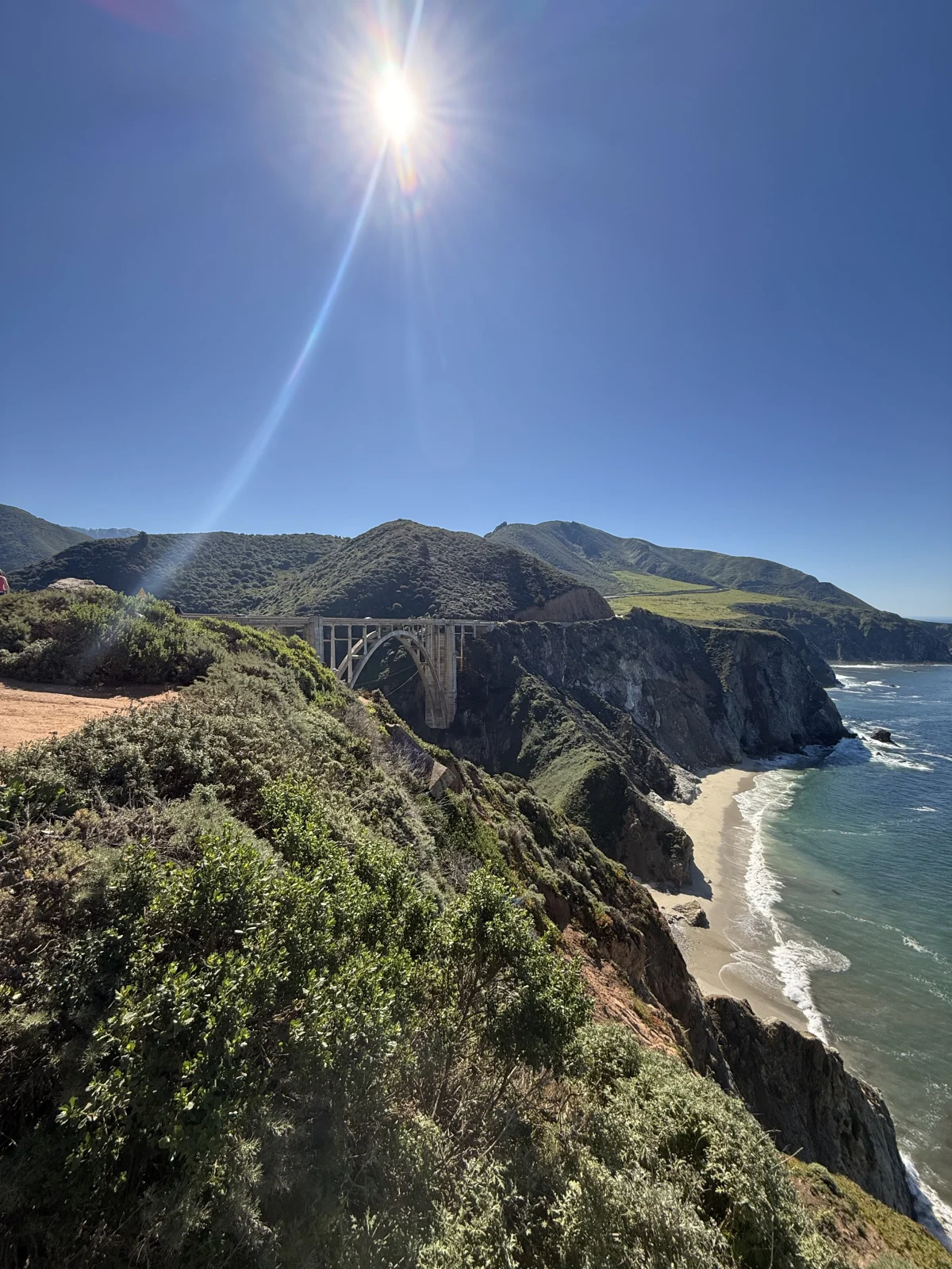 Big Sur, just down the coast from Monterey where I grew up. Bixby Bridge on the Big Sur coast of California, sobriety and recovery story, Nomadic Addictt