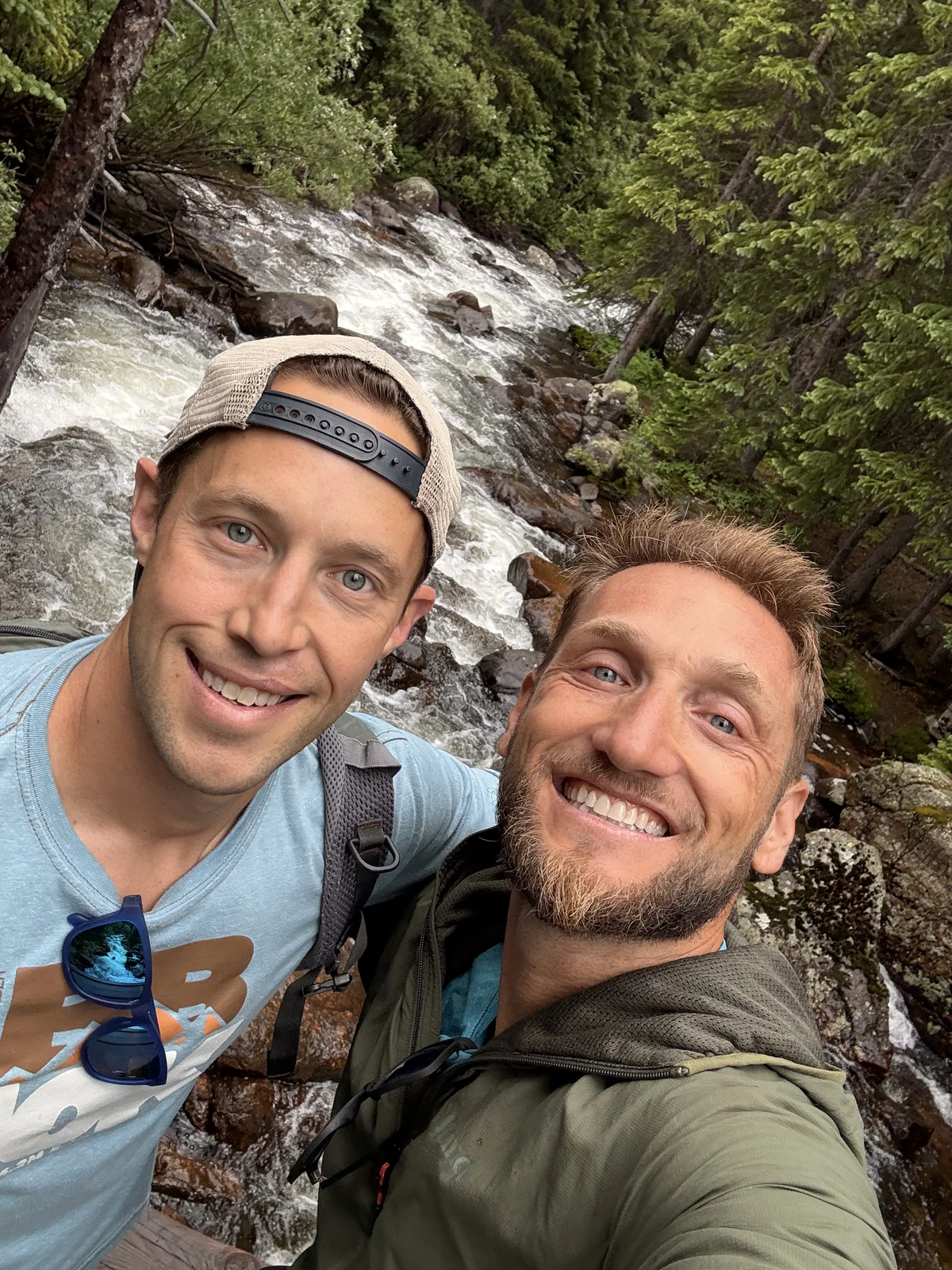 Waterfall hikes with my cousin in Colorado