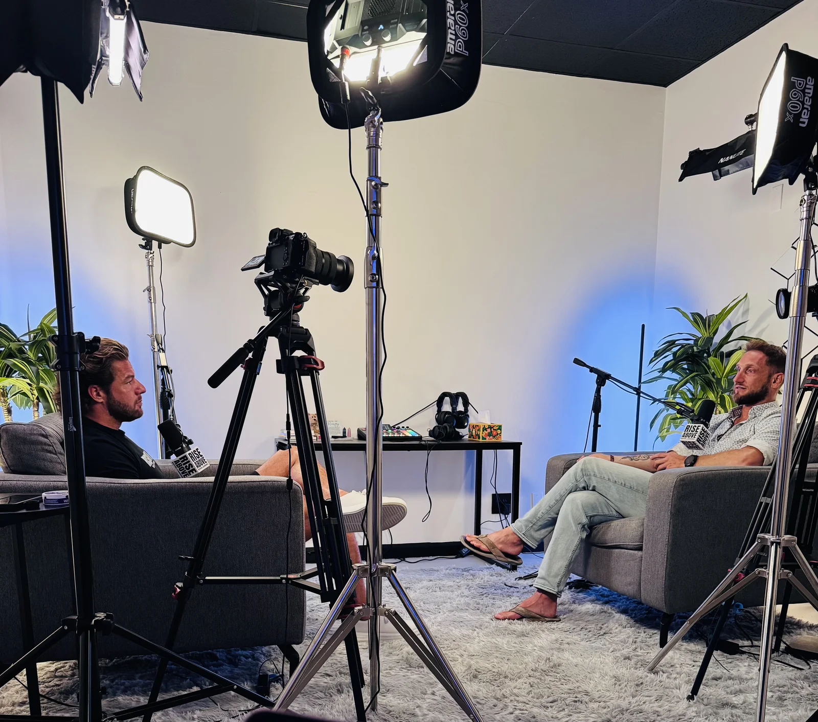 Real talk on a recent podcast, "Rise Above": sobriety, love, and authentic relating