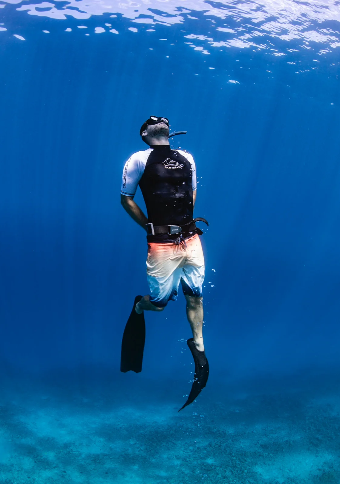 Stillness and emptiness look the same from the surface. They are not the same thing underneath. Ascending through sunlit blue water on a single breath, on peace, calm, and what love feels like without adrenaline, Love Unlocked.