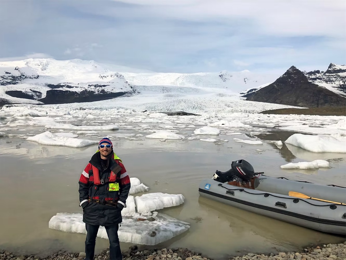 Glacier Lake in Iceland